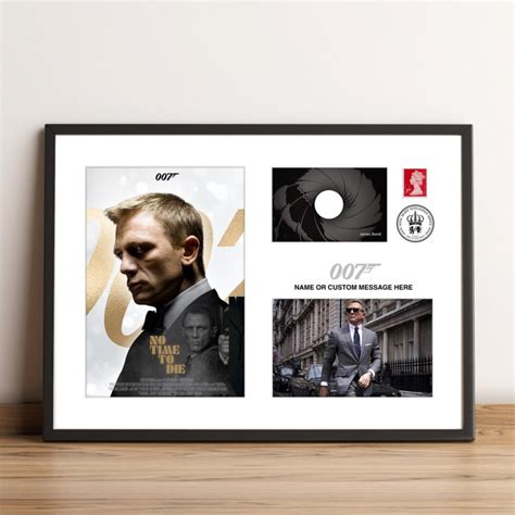 Daniel Craig No Time to Die James Bond Wall Art Print Poster A4 - Etsy