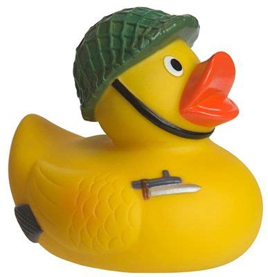 The branded Army Duck is a competitively priced product to promote the