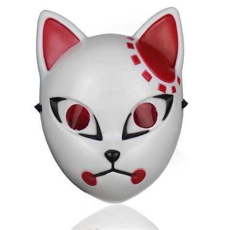 LED Lighted Cat Face Mask /anime Cosplay Kitsune Mask/el | Etsy UK