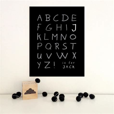 Personalized Alphabet Print