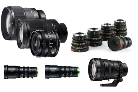 E-Mount Lenses - perfect for the Sony FX9, FS7, AS7 & FS5