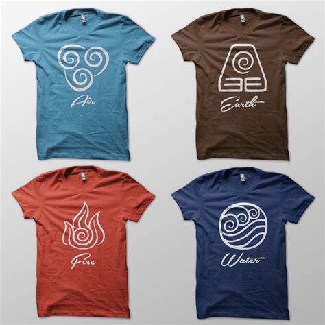 Avatar: The Last Airbender inspired shirt designs. I need these ...