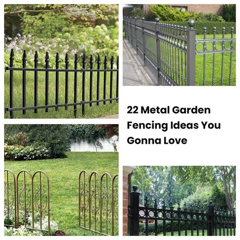 22 Metal Garden Fencing Ideas You Gonna Love | SharonSable