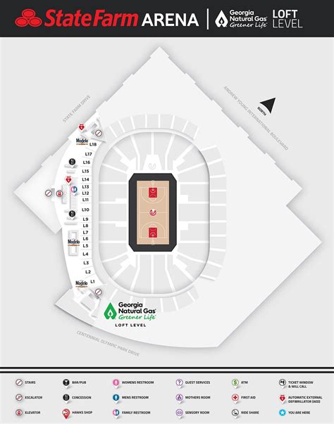 Arena Maps | Navigate Your Experience | State Farm Arena