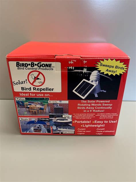 Bird B Gone Solar Bird Repeller – Poulin's Pest Control