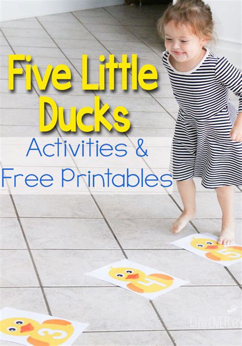 5 Little Ducks Printable