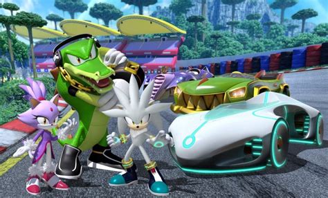 Silver, Blaze, and Vector Join the Roster of Team Sonic Racing