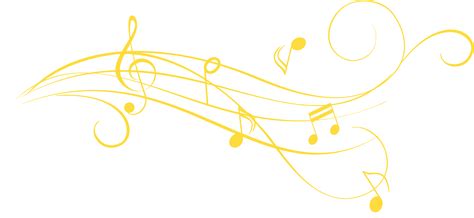 Yellow Music Notes Aesthetic