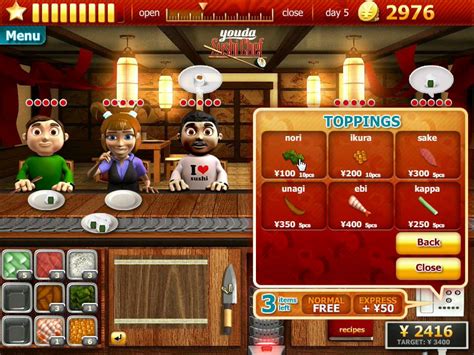 Youda Sushi Chef - Play online for free | Youdagames.com