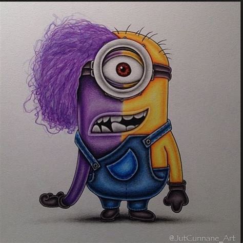 Purple Minion Drawing at GetDrawings | Free download