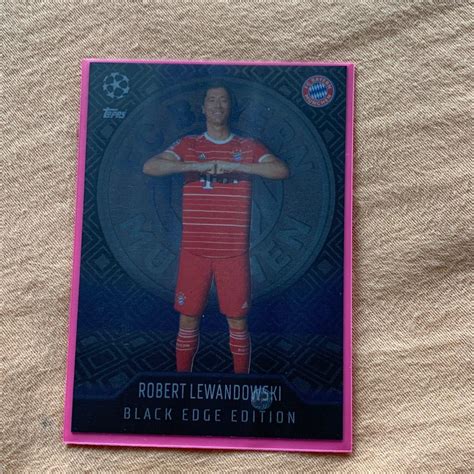 Topps Match Attax 2022/2023 Robert Lewandowski Black Edge Edition, Hobbies & Toys, Toys & Games ...