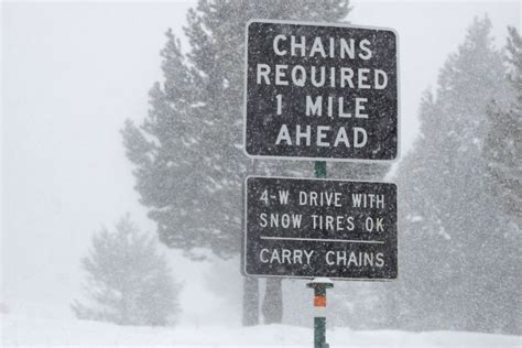 Snow Chains In California - California Chain Control Map | Printable Maps