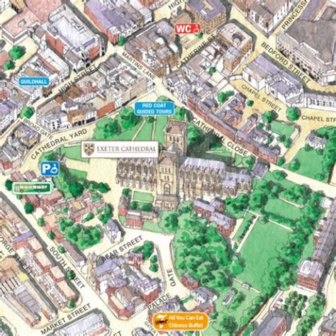 Exeter City Centre Map - vrogue.co