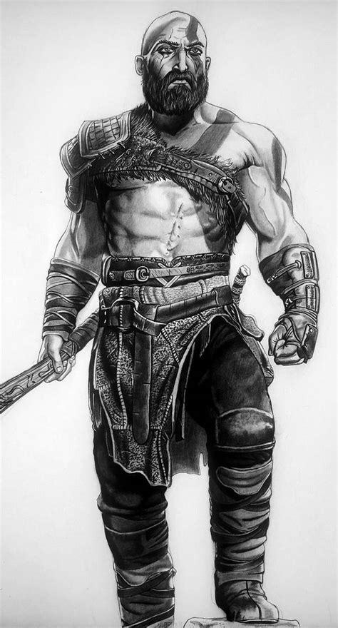 God of War Ragnarok - KRATOS by MikeArtsAssis on DeviantArt