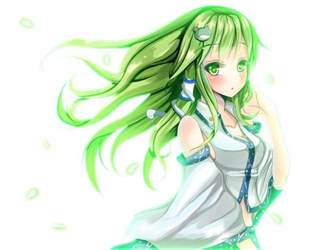 Green Hair Girl Wallpaper Anime - Anime Wallpaper HD