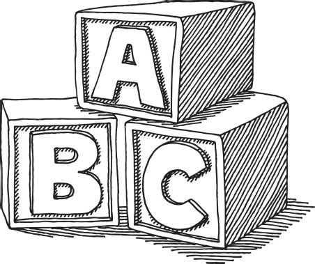 Abc blocks clipart black and whit clip art library - WikiClipArt