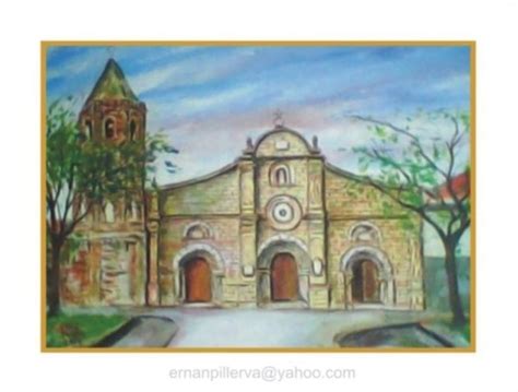 Barasoain Church, Painting by Ernan Pillerva | Artmajeur