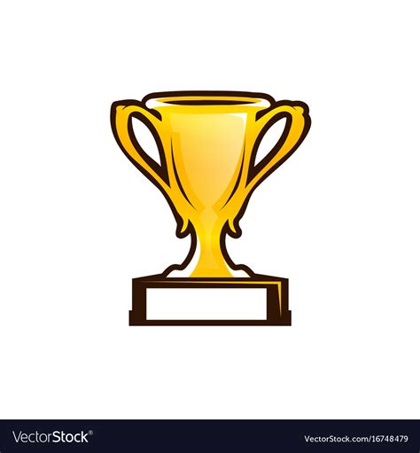 Prize cup icon Royalty Free Vector Image - VectorStock