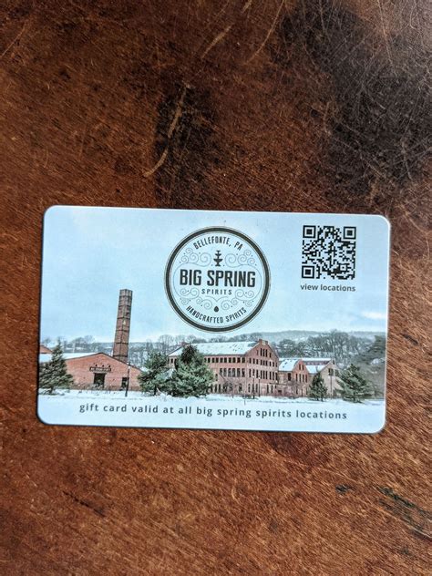 Big Spring Gift Card | Big Spring Spirits