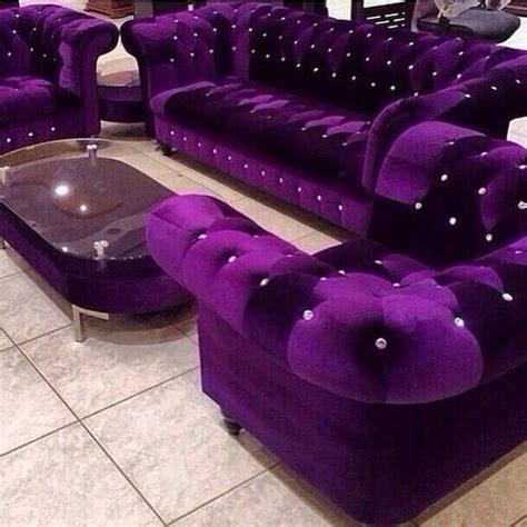 Purple living room 💜 | Purple living room, Purple living room furniture, Purple home decor