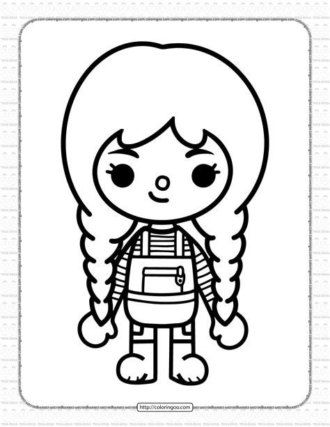 Toca Life Coloring Pages 4