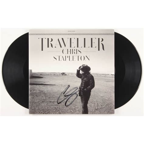 Chris Stapleton Signed "Traveller" Vinyl Record Album (JSA Hologram ...