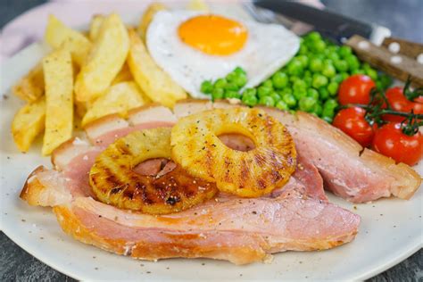 Gammon Steak - Ham Egg and Chips - Flawless Food