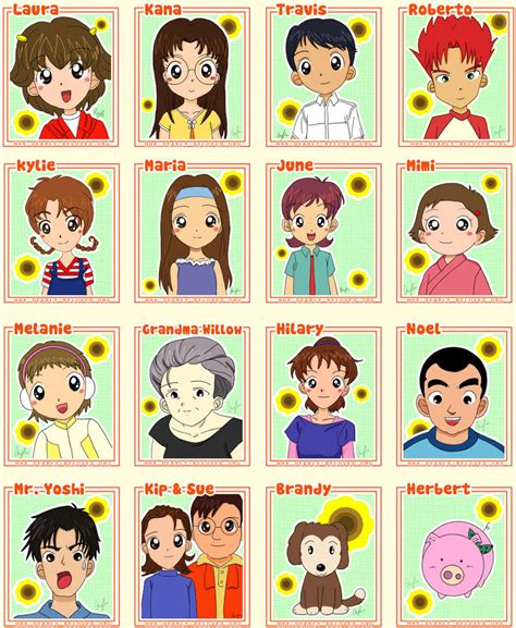 Hamtaro Human and Animal Cast by Haru-Megumi on DeviantArt