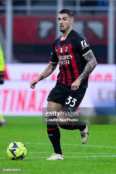 Rade Krunic of AC Milan during the Serie A match between AC Milan and ...