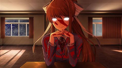 Random evil Monika thing I made : DDLC