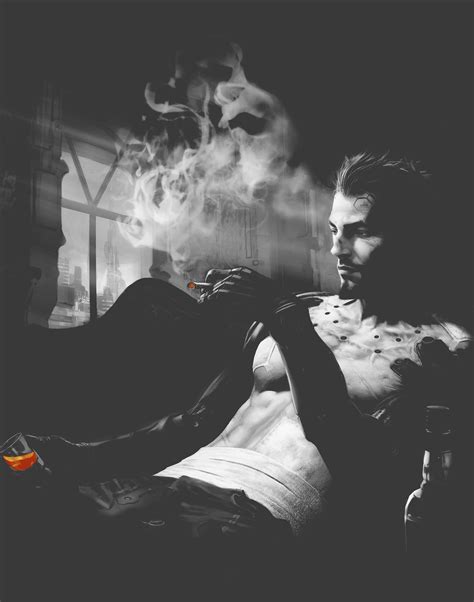 Man smoking tobacco vector art, Deus Ex: Human Revolution, smoking ...