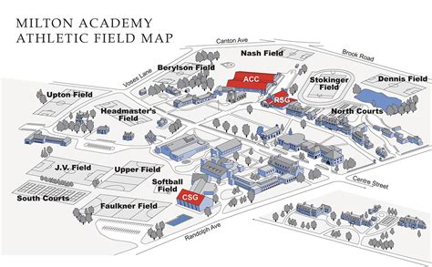 Milton Academy Campus Map