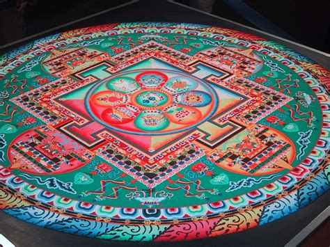 Tibetan Monk Sand Mandala, Rasdall Gallery, UK | Tibetan monk, Mandala ...