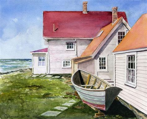 Monhegan Island Art Print by Jim Norman | Monhegan island, Monhegan ...