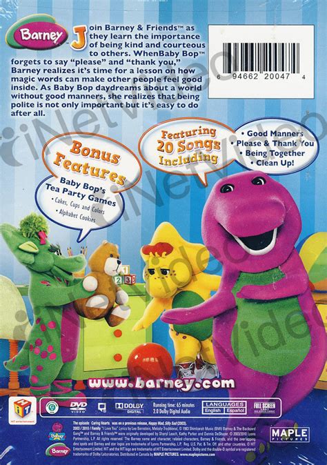 Barney - Please And Thank You on DVD Movie