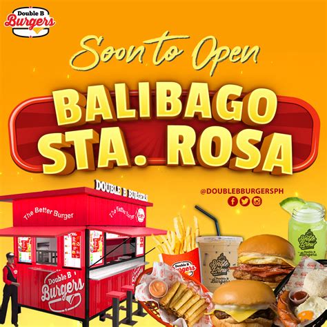 📢 𝗦𝗢𝗢𝗡 𝗧𝗢 𝗢𝗣𝗘𝗡 𝗜𝗡... - Double B Burgers - Balibago Sta. Rosa