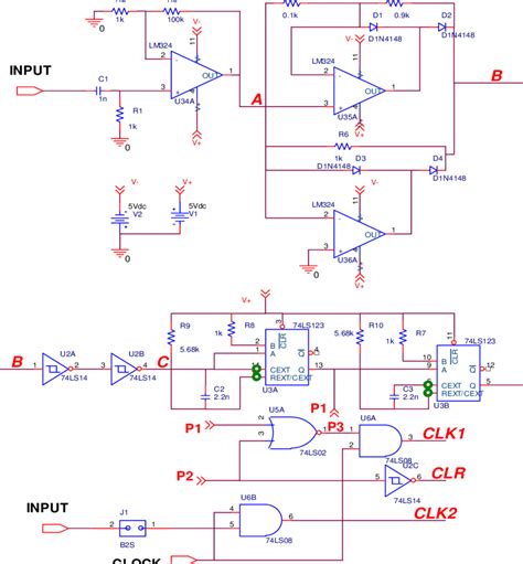 Schematic diagram of the analog part. | Download Scientific Diagram