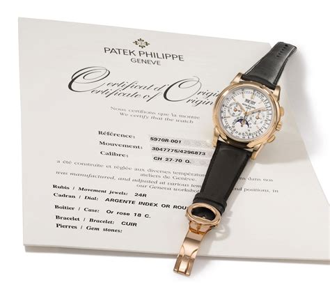 PATEK PHILIPPE, REF. 5970 PINK GOLD MANUALLY-WOUND PERPETUAL CALENDAR ...