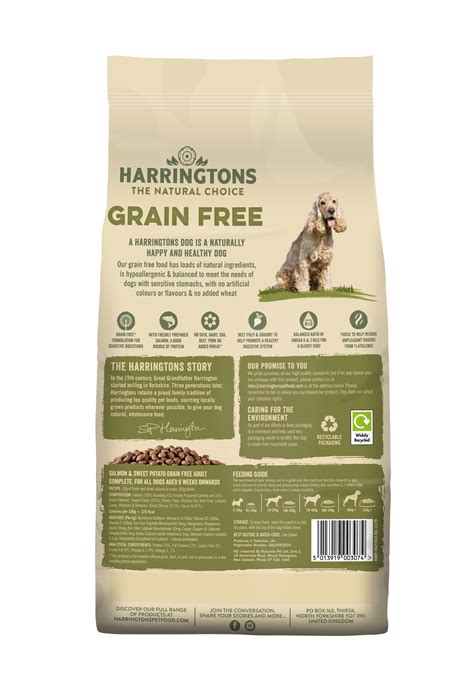 Grain Free Salmon & Sweet Potato Dog Food – Harringtons Pet Food