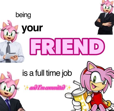 Amy rose 🦔💕 | Amy the hedgehog, Sonic funny, Rose love quotes