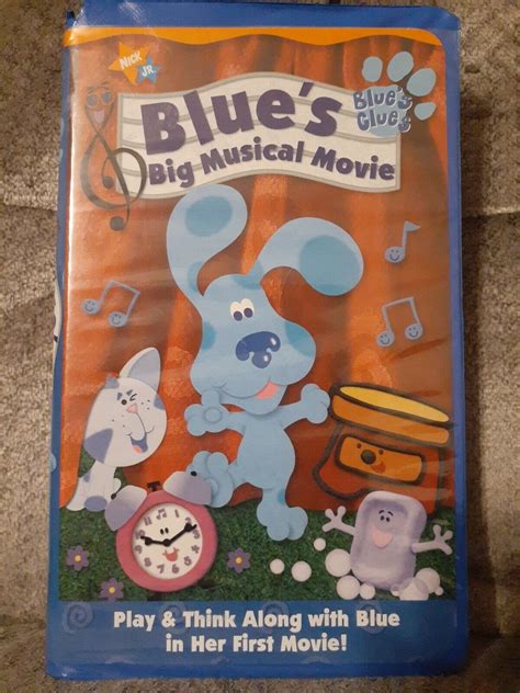 BLUES CLUES BLUES BIG MUSICAL MOVIE VHS Kids Nickelodeon | eBay