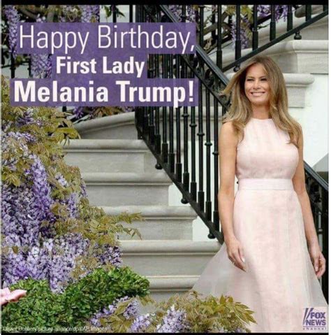 Melania Trump's Birthday Celebration | HappyBday.to