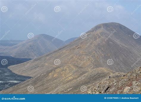 Landscape of Hiking Route To Fagradalsfjall Volcano Eruption Iceland ...