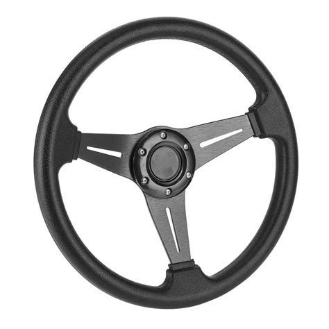 LYUMO Retrofitting Steering Wheel, 350mm/14in Racing Car Drifting Steering Wheel Replacement ...