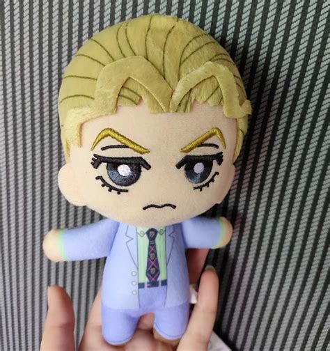 AQK JAPAN JoJos Bizarre Adventure Golden Wind Plush Toy Doll Microorganism Giorno Narancia Mista ...