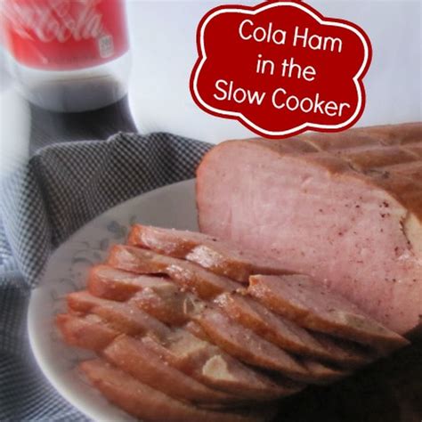 Coca Cola Ham Glaze in the Slow Cooker Recipe