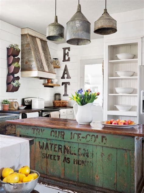 34 Farmhouse Style Kitchens - Rustic Decor Ideas for Kitchens