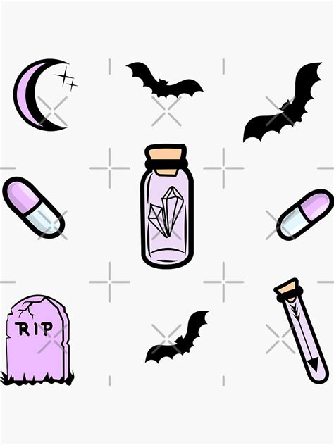 "Halloween l aesthetic spooky" Sticker for Sale by Bossin | Redbubble