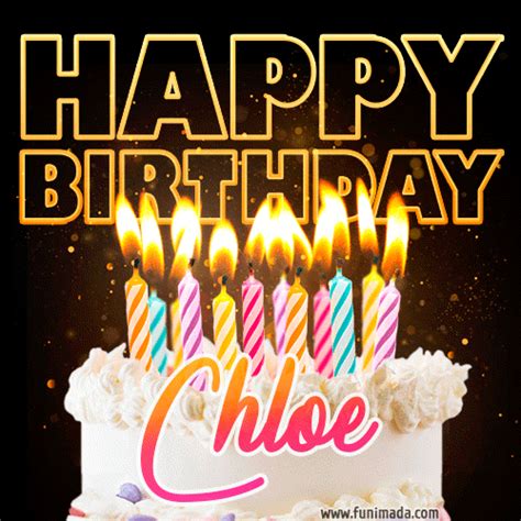 Happy Birthday Chloe GIFs - Download on Funimada.com