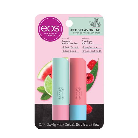 eos flavorlab Stick Watermelon Frosé and Lychee Martini Lip Balm 2-Pack ...